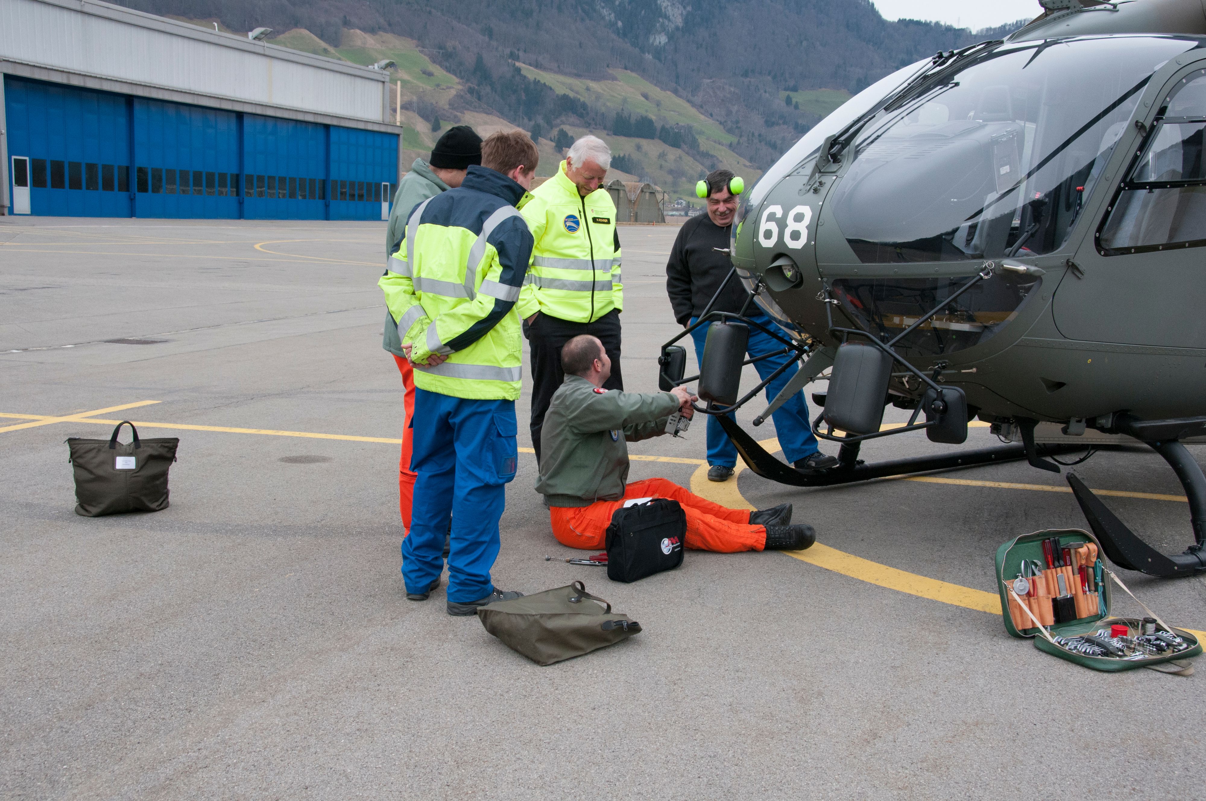 Erprobung Vierstranggehänge EC-635