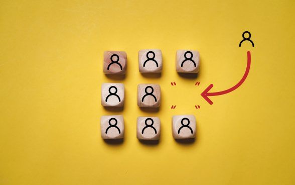 Foto-Symbol des Rekrutierungsprozess