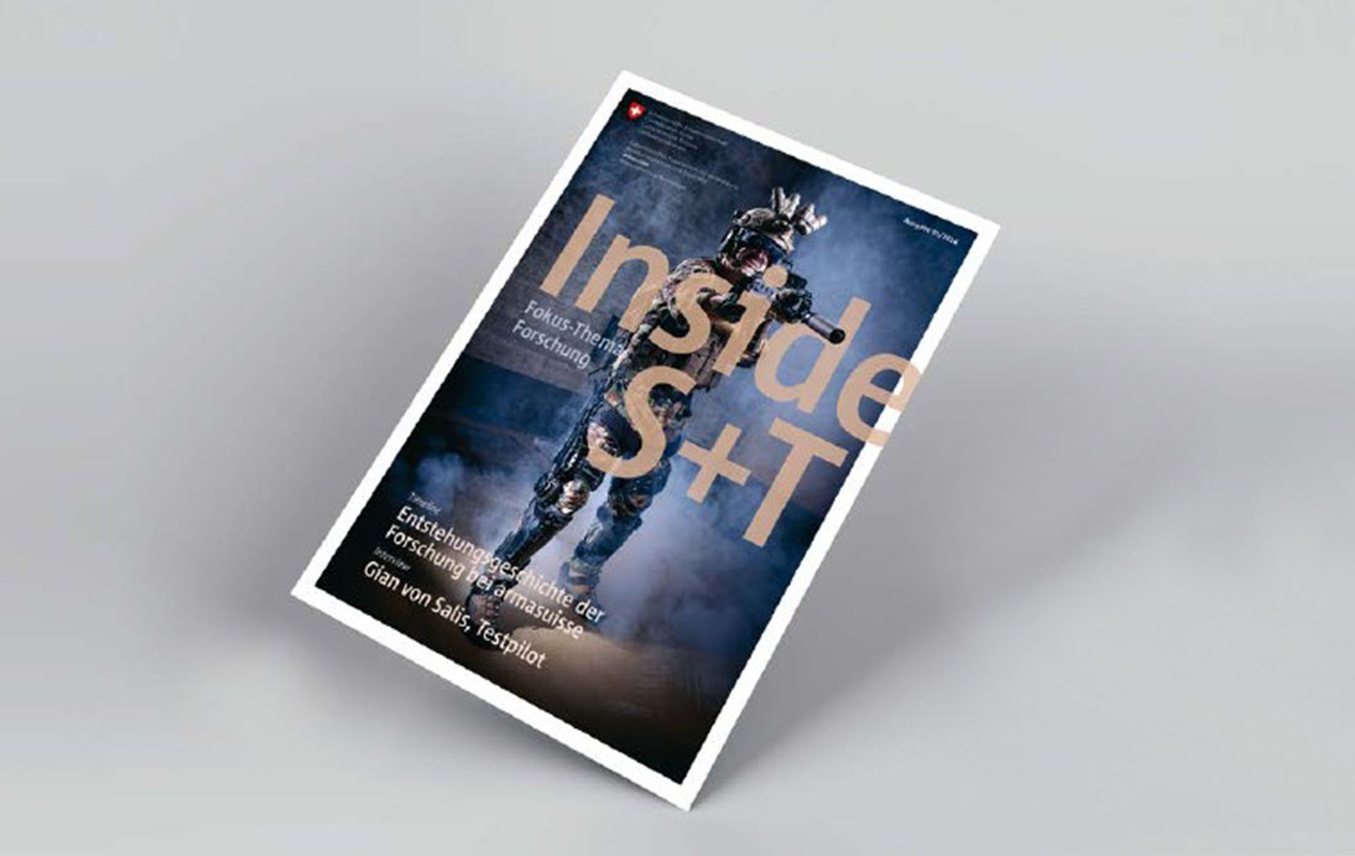 Titelbild eines Magazins namens Inside S+T. 