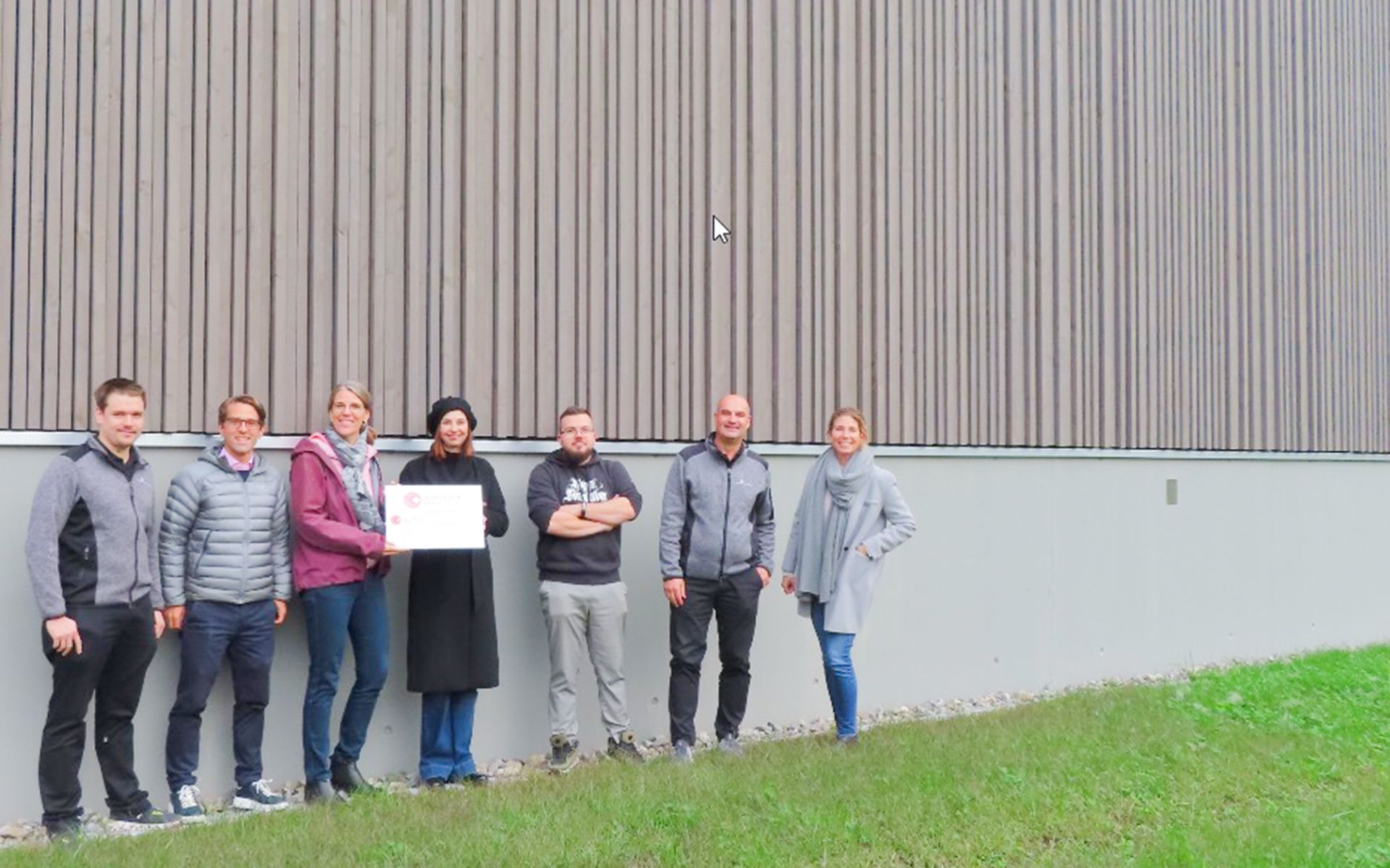 Übergabe Label Schweizer Holz