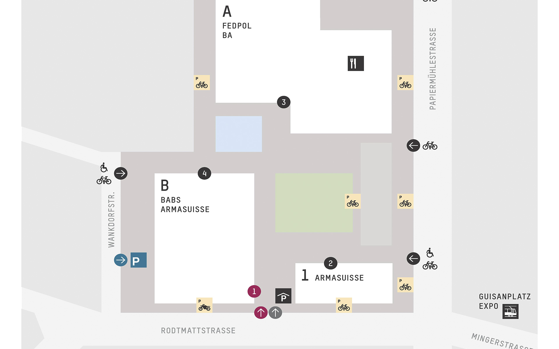 Arealplan in Guisanplazt