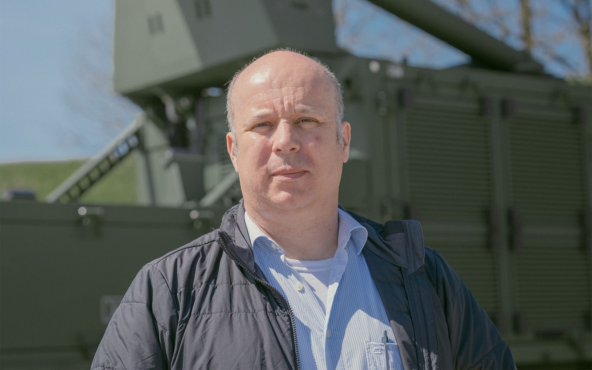 Ralf Ströher stands in front of the GBAD MR 