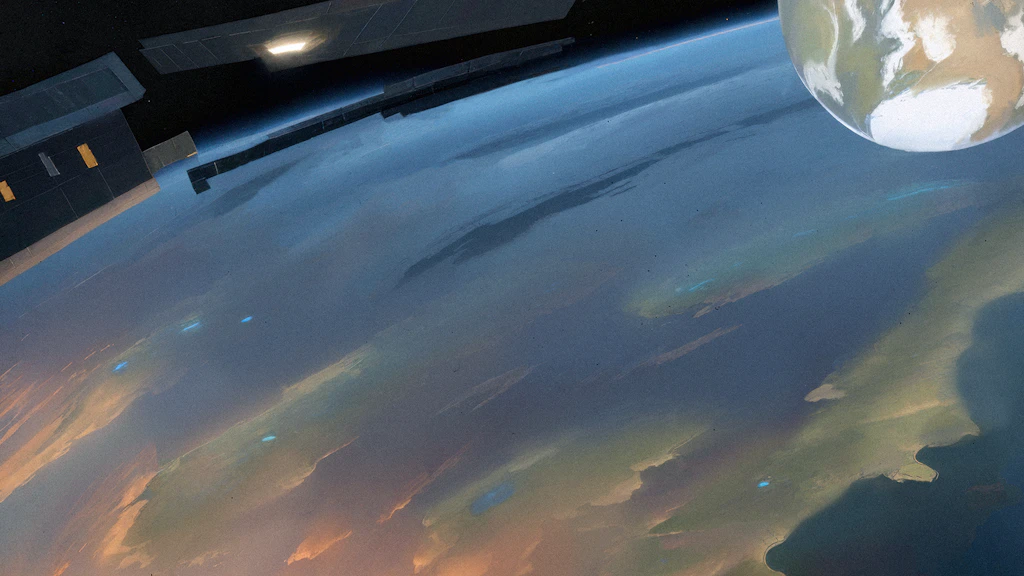 Artistic representation of space