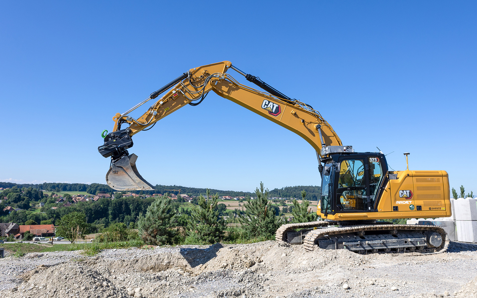 The unmanned excavator Gravis