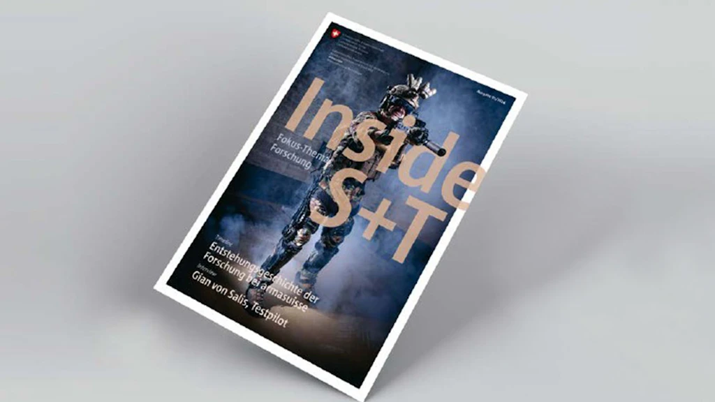 Cover of a magazine called Inside S+T.
