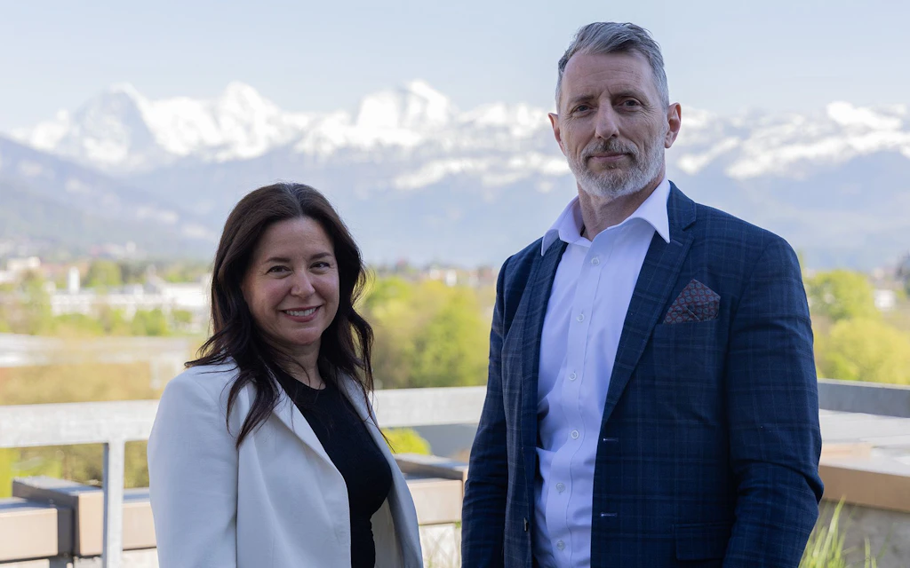 Dominique Gruhl-Bégin, director of Innosuisse, and Dr. Thomas Rothacher, Deputy National Armaments Director and head of armasuisse Science and Technology