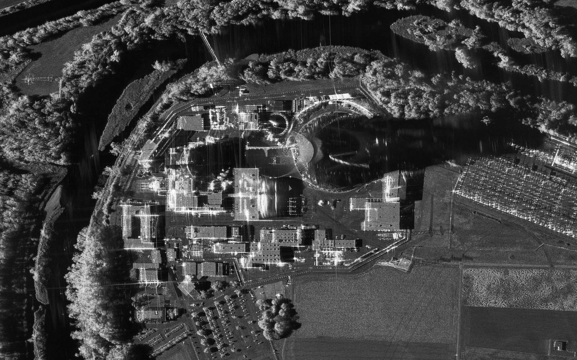 SAR image Gösgen nuclear power plant
