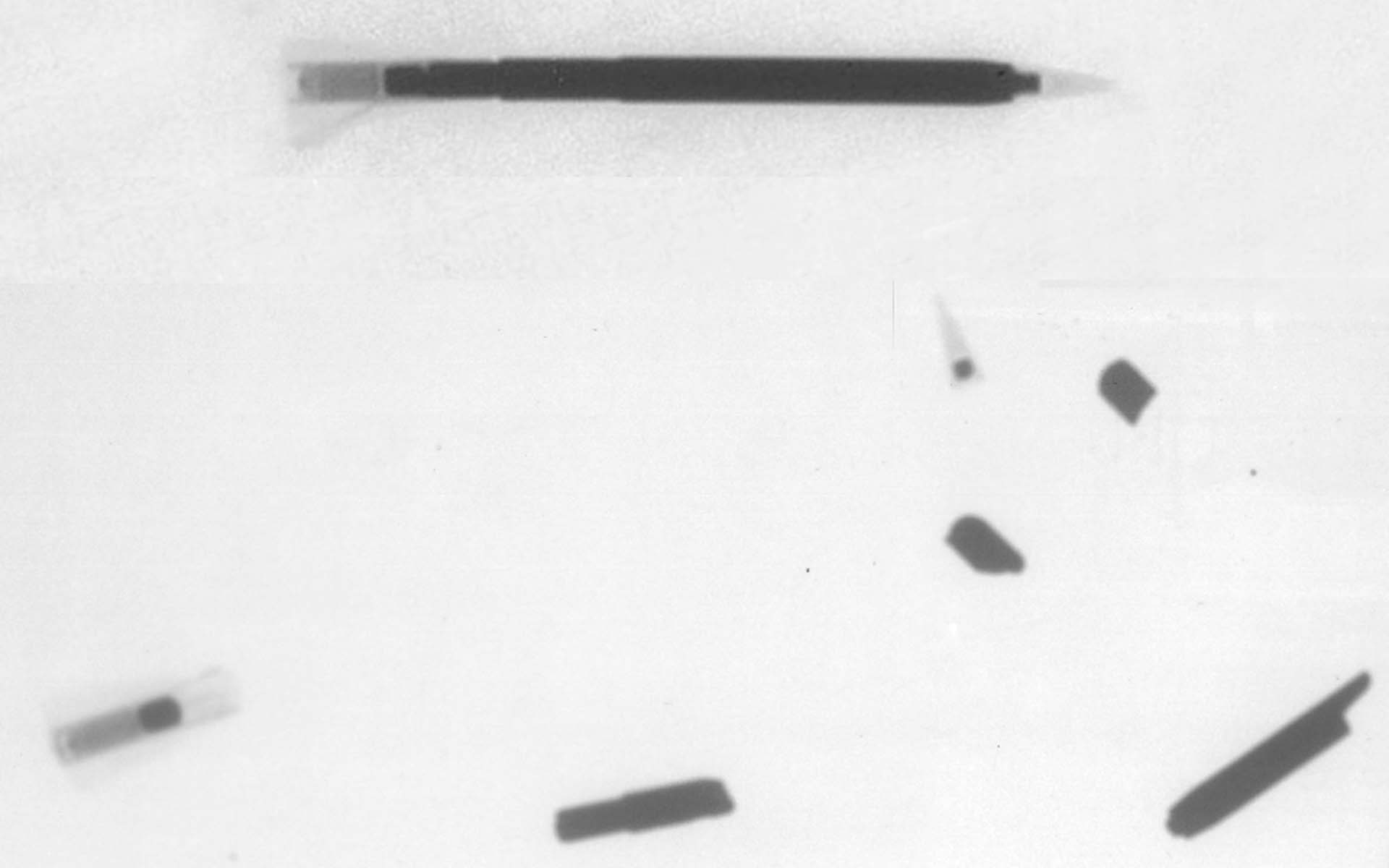 Ammunition fragments scan