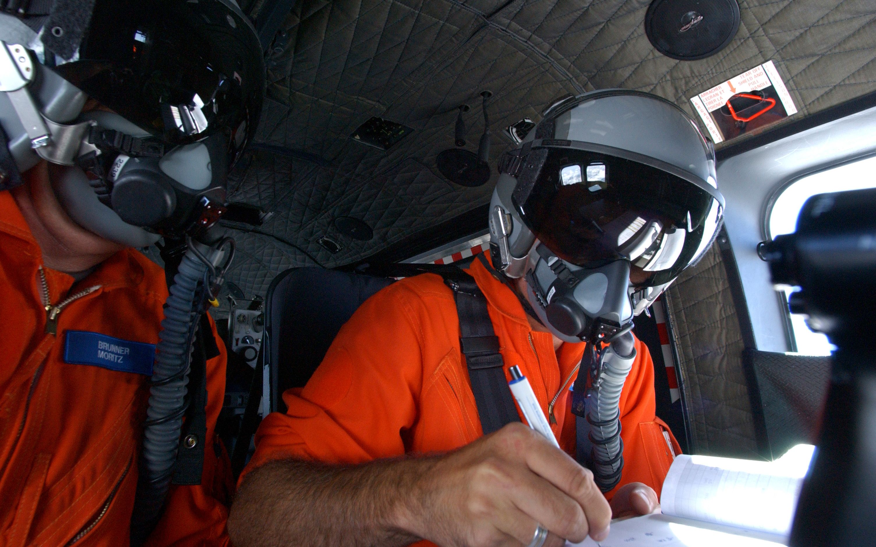 Recording proceedings in flight