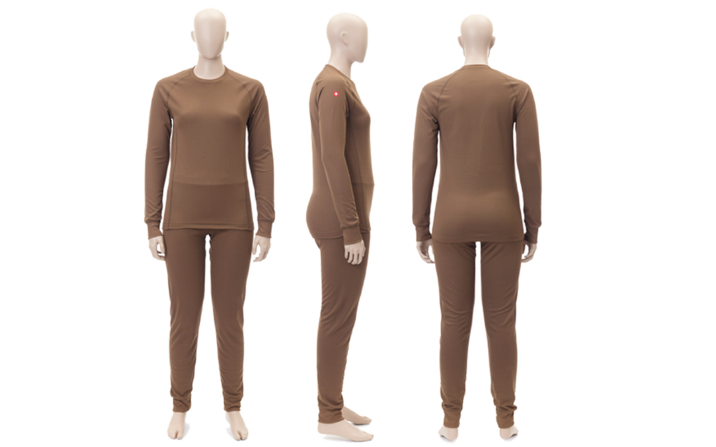 Long-sleeved shirt and long johns for women