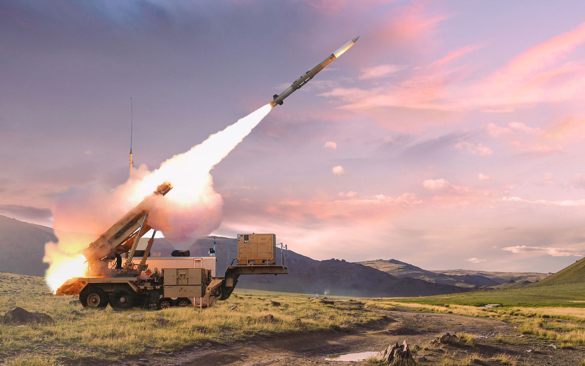 GBAD – Raytheon Patriot launcher with a PAC 3 MSE missile