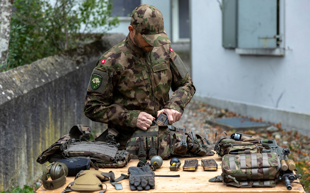Soldat avec équipement