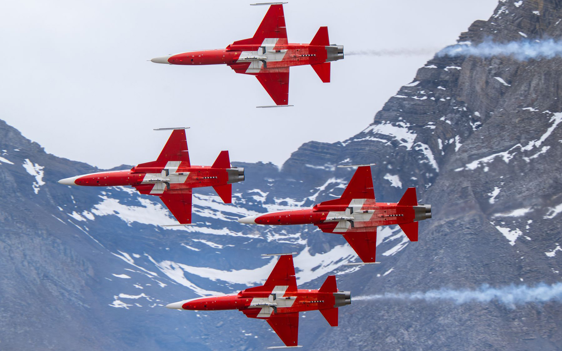 Équipe de voltige de la Patrouille Suisse Northrop F-5E Tiger II