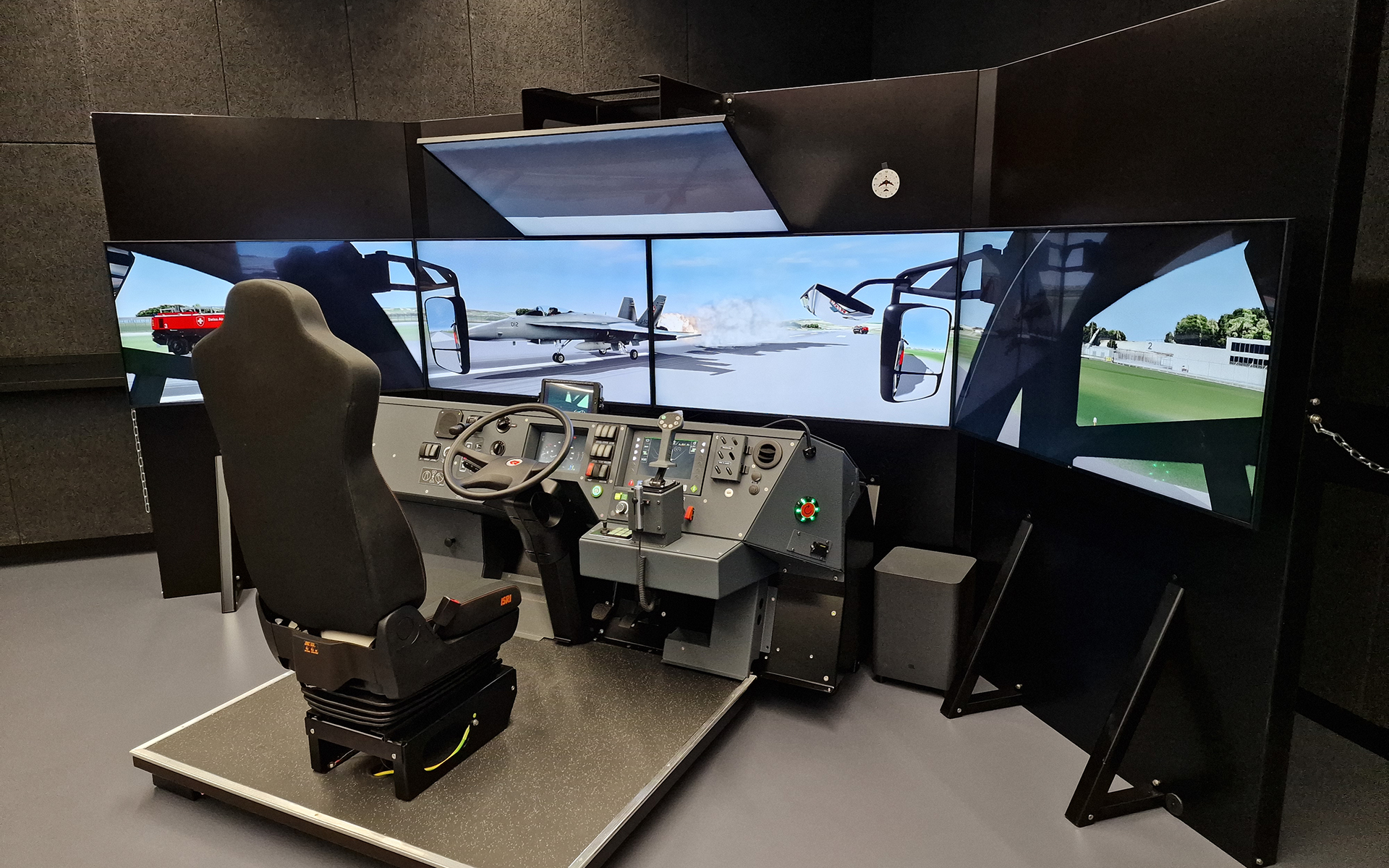 Aperçu de la cabine Panther 6x6.