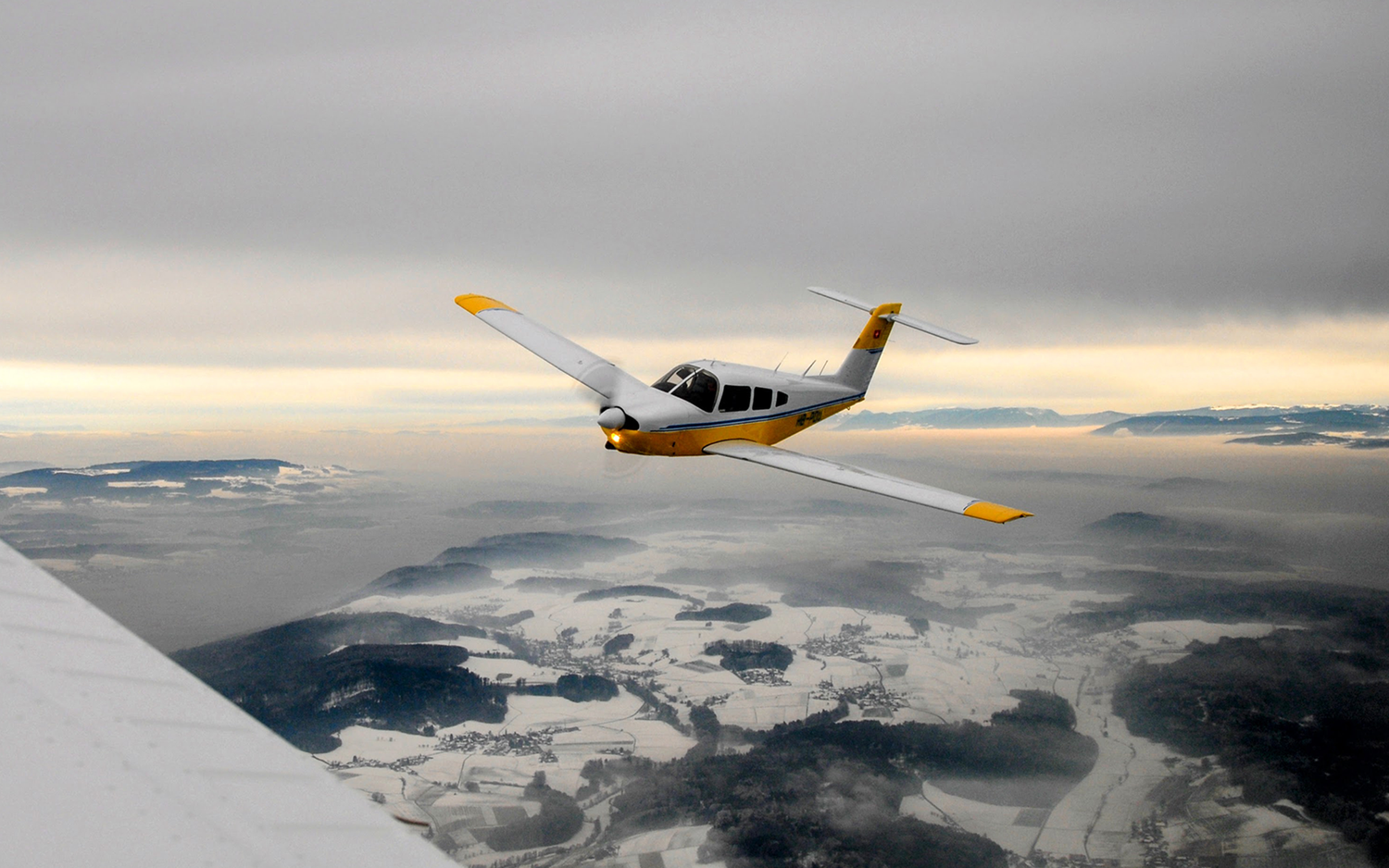 Pendant ses études d’ingénieur, Thomas Baumgartner a suivi une formation de pilote de petits avions.