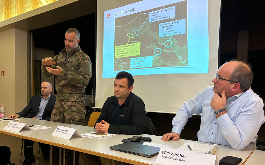 L'armée et armasuisse fournissent des informations sur le projet de la place de tir de Langnau bei Reiden.