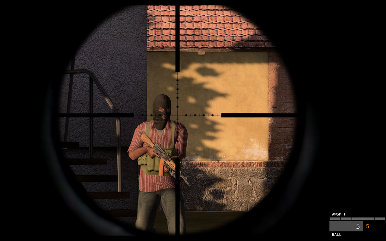 Capture d'écran d'un programme de simulation