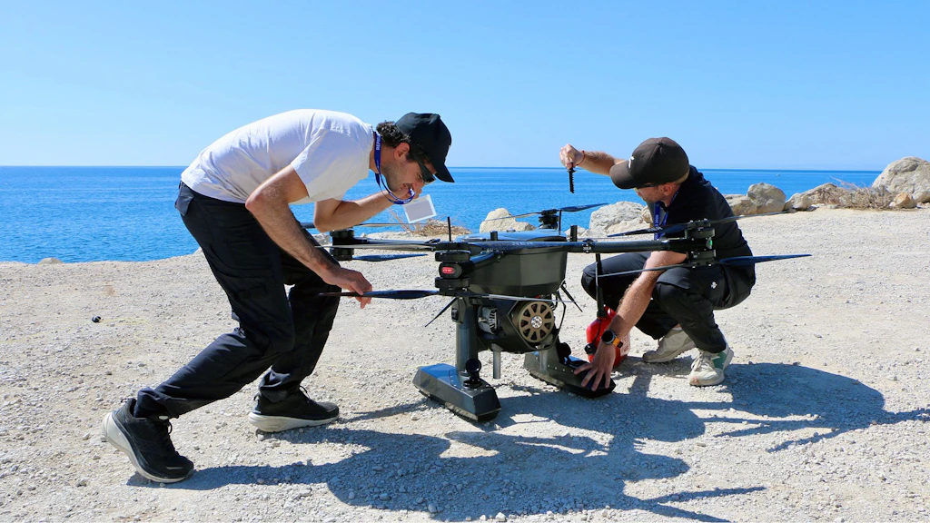 L'X8 PRO di Xer Technologies è in fase di preparazione per essere impiegato nel corso di un'esercitazione di geolocalizzazione delle mine sul fondale marino in occasione del REPMUS 2026.