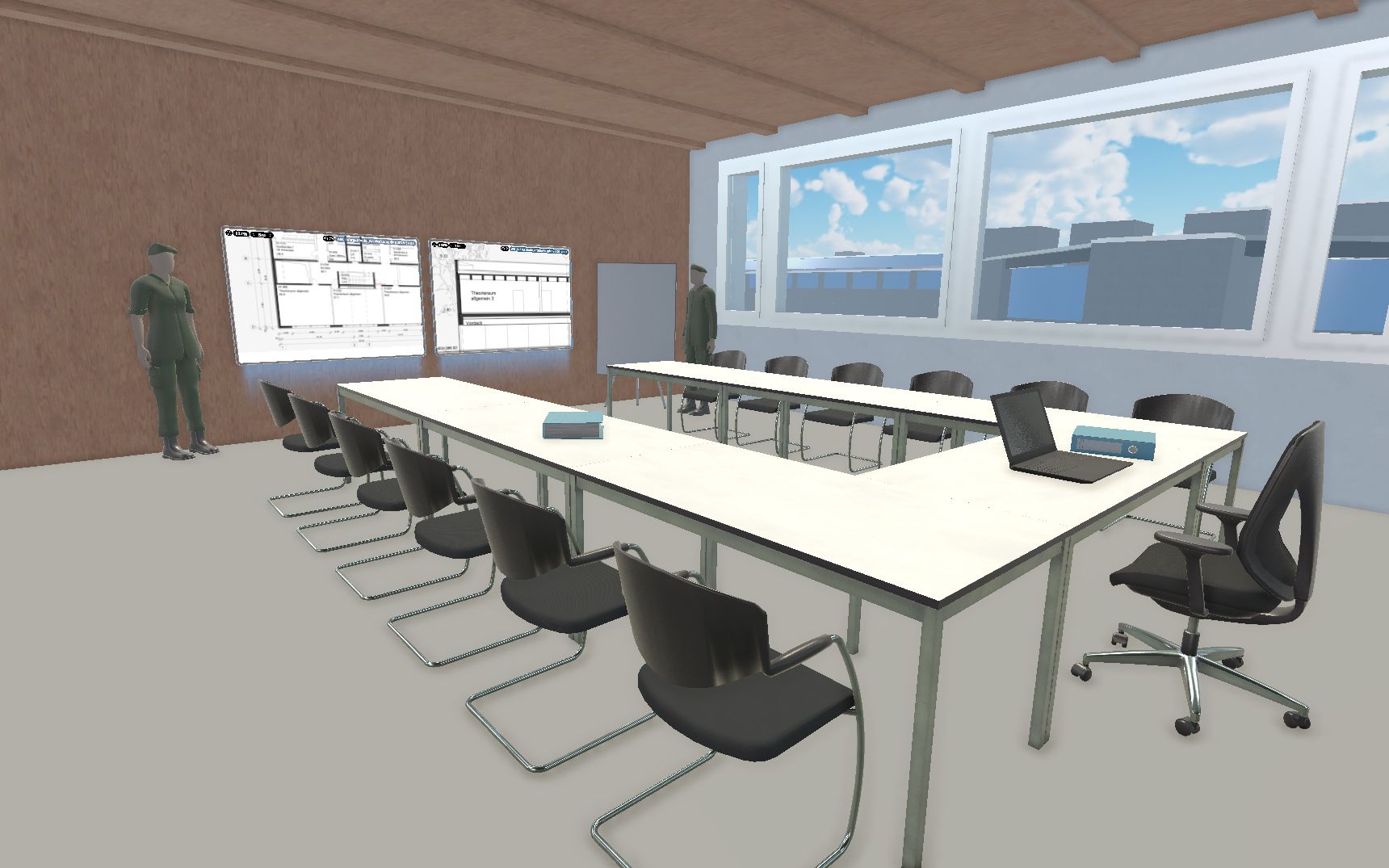 Il progetto su larga scala della piazza d'armi di Frauenfeld è stato simulato nell'applicazione VR.