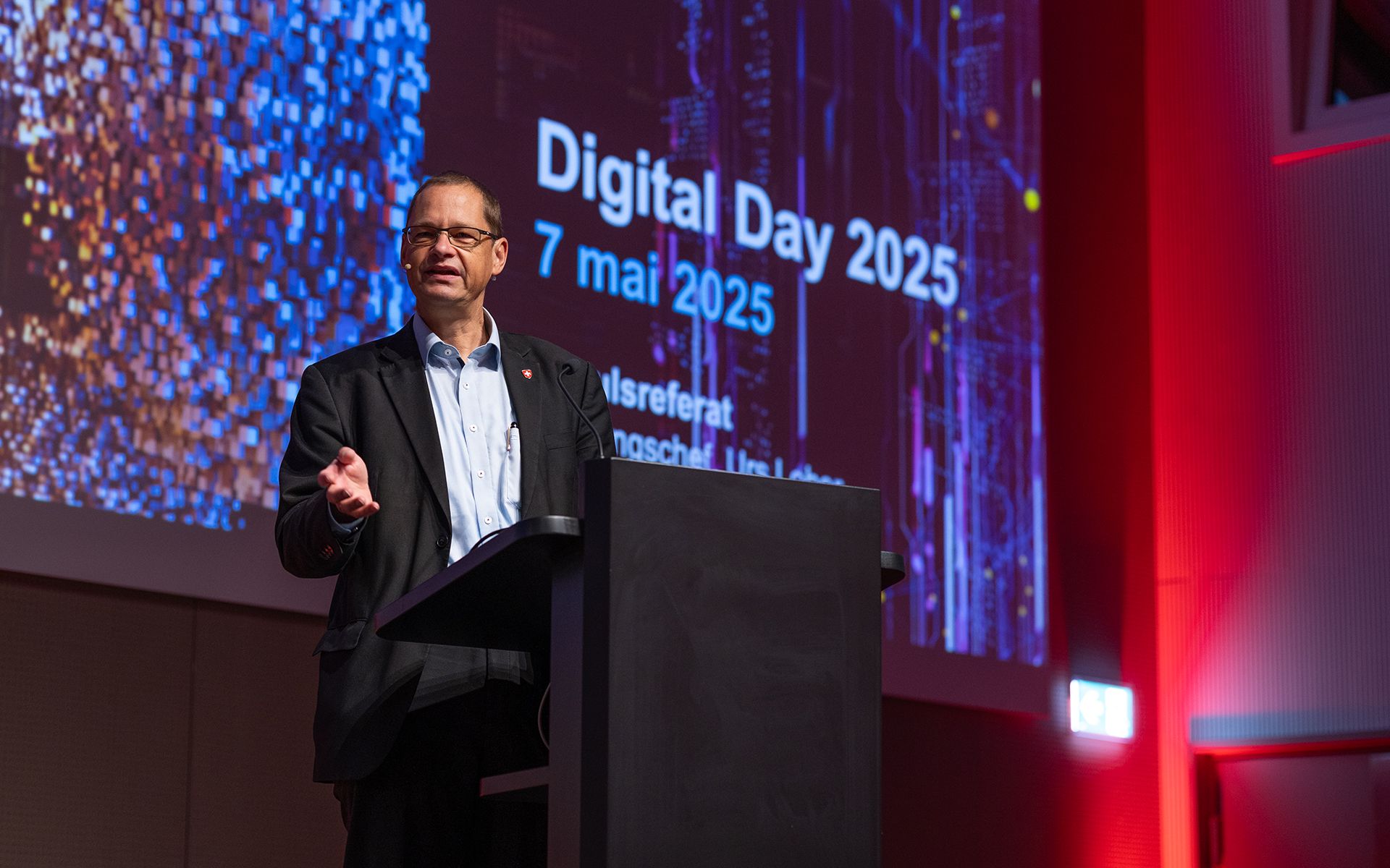 Il capo dell'armamento, Dr. Urs Loher, terrà il suo intervento introduttivo al Digital Day 2025.