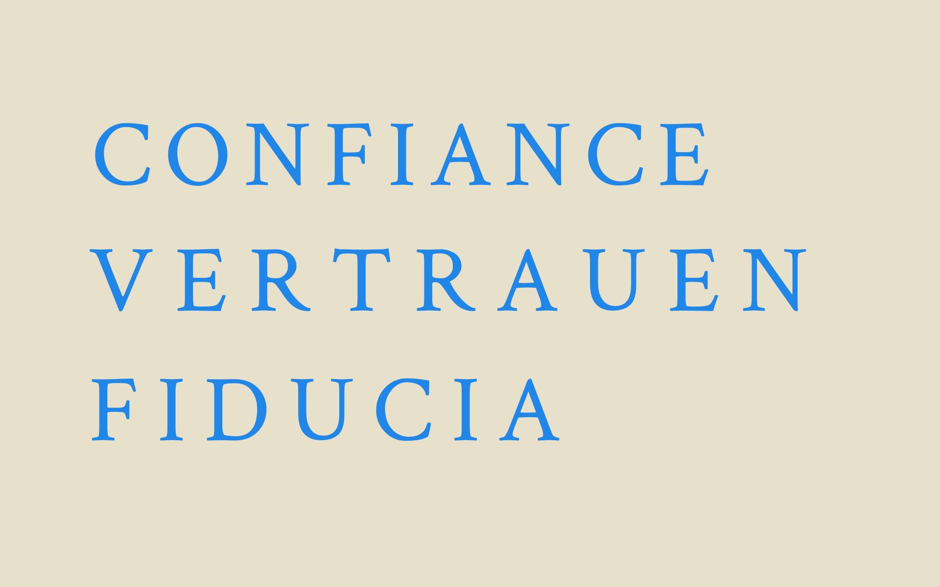 Immagine simbolica della fiducia