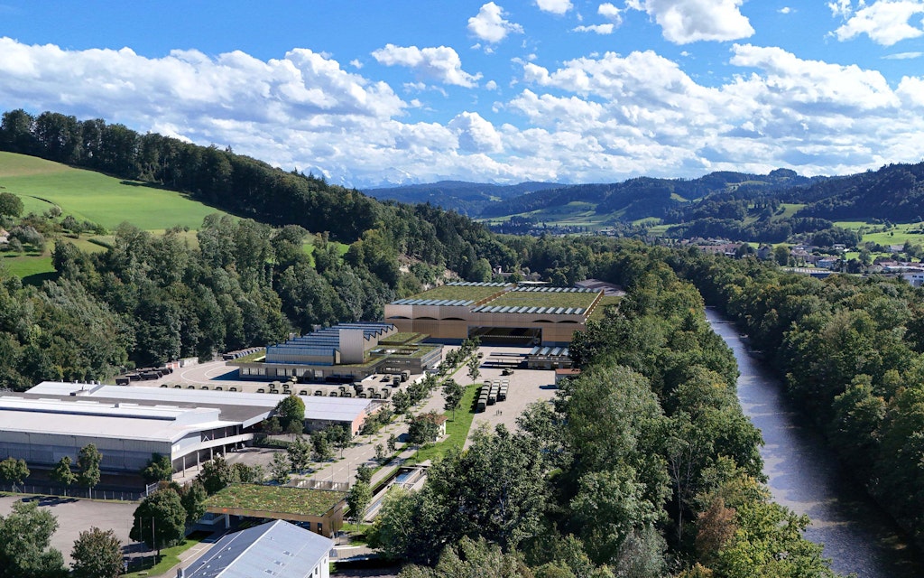 Visualizzazione dell'impianto completo futuro