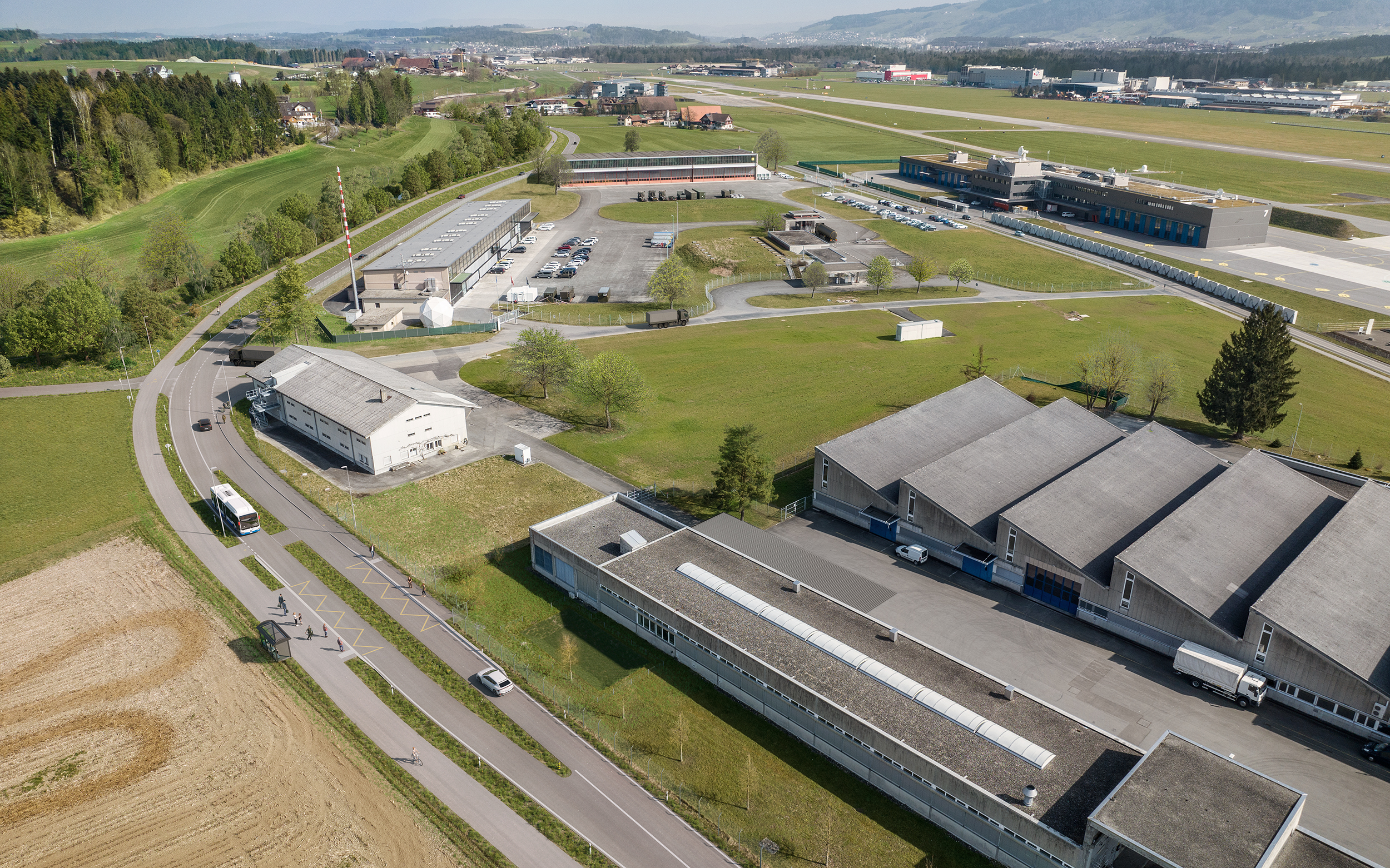 Vista panoramica della Rüeggisingerstrasse